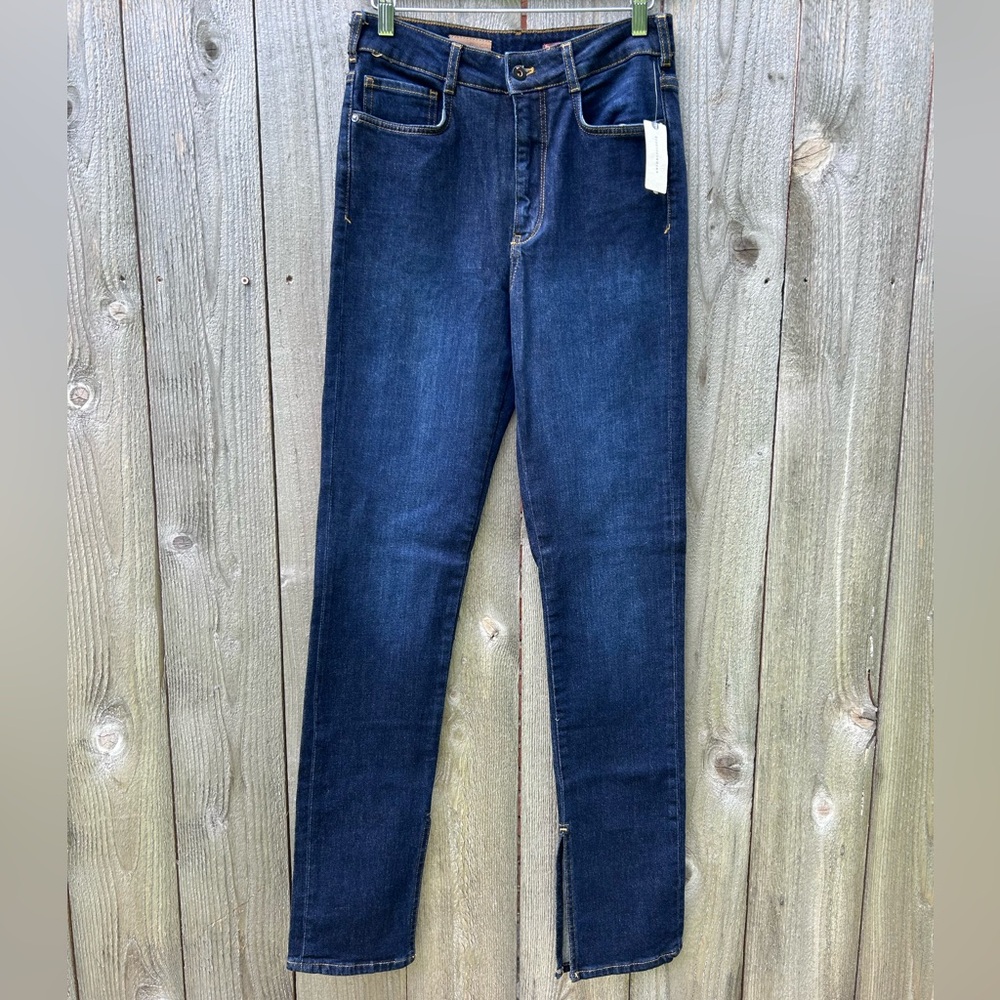 Anthropologie Pilcro The Split Straight Jeans